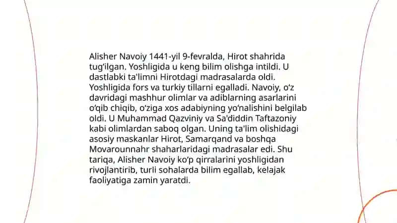 Alisher Navoiyning hayoti va ijodi 4
