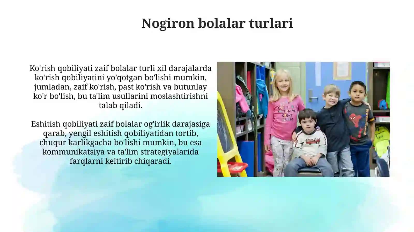 Nogironlik: Ta'rifi va tasnifi 4