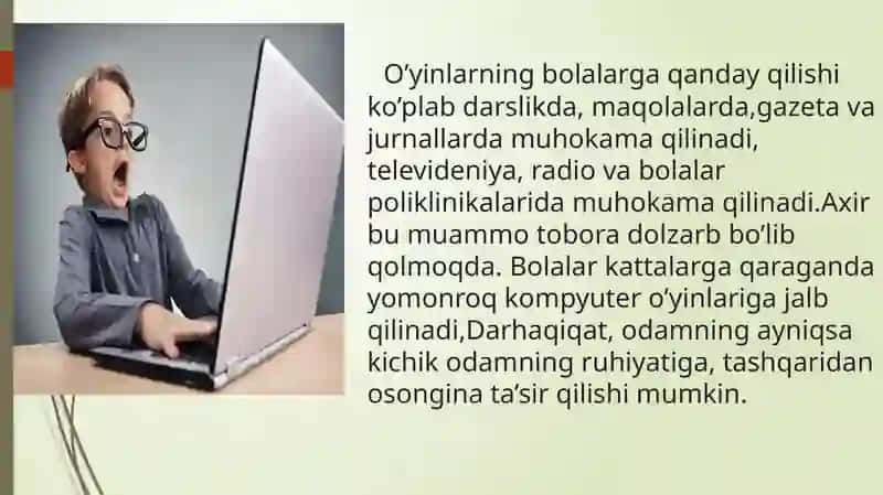 kompyuter o'yinlari manqurtlik vositasi 4