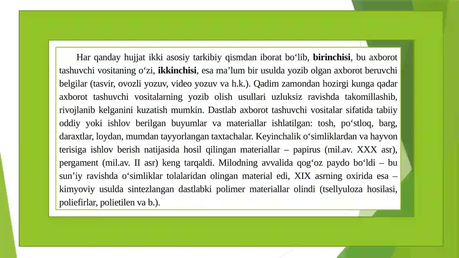 Qog‘ozga yozilgan hujjatlar 4
