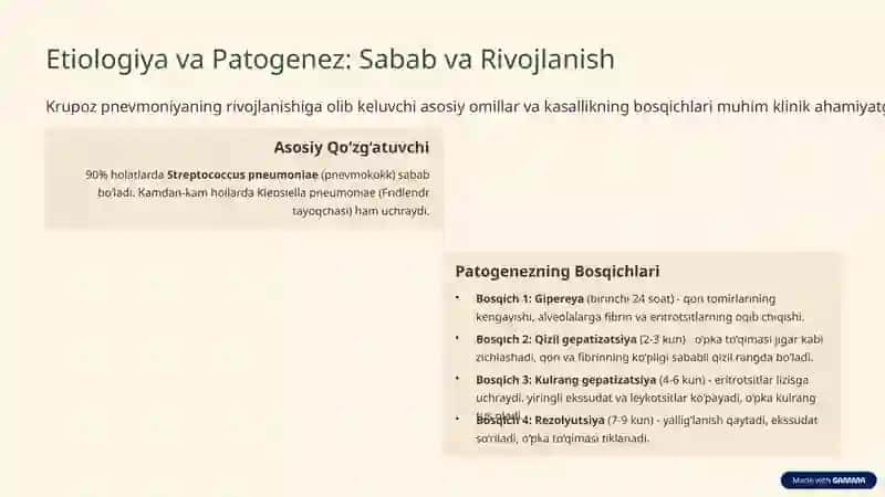 Krupoz Pnevmoniyada o’tkir nafas yetishmovchiligi 4