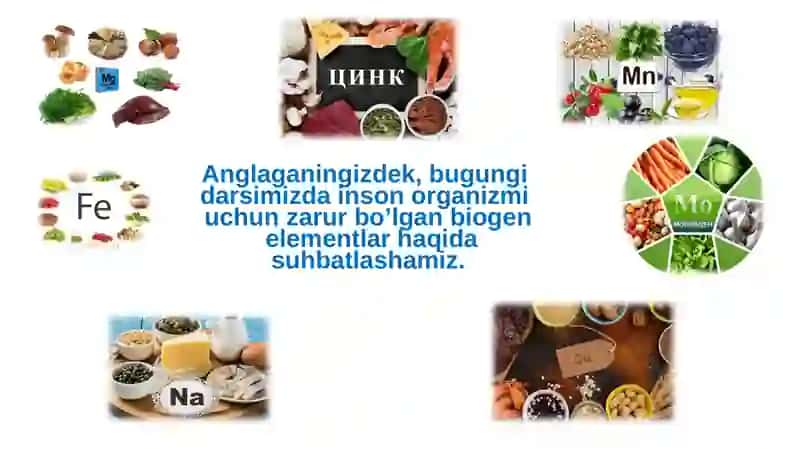 Biogenelementlar va ularning tirik organizmlardagi axamiyati 4