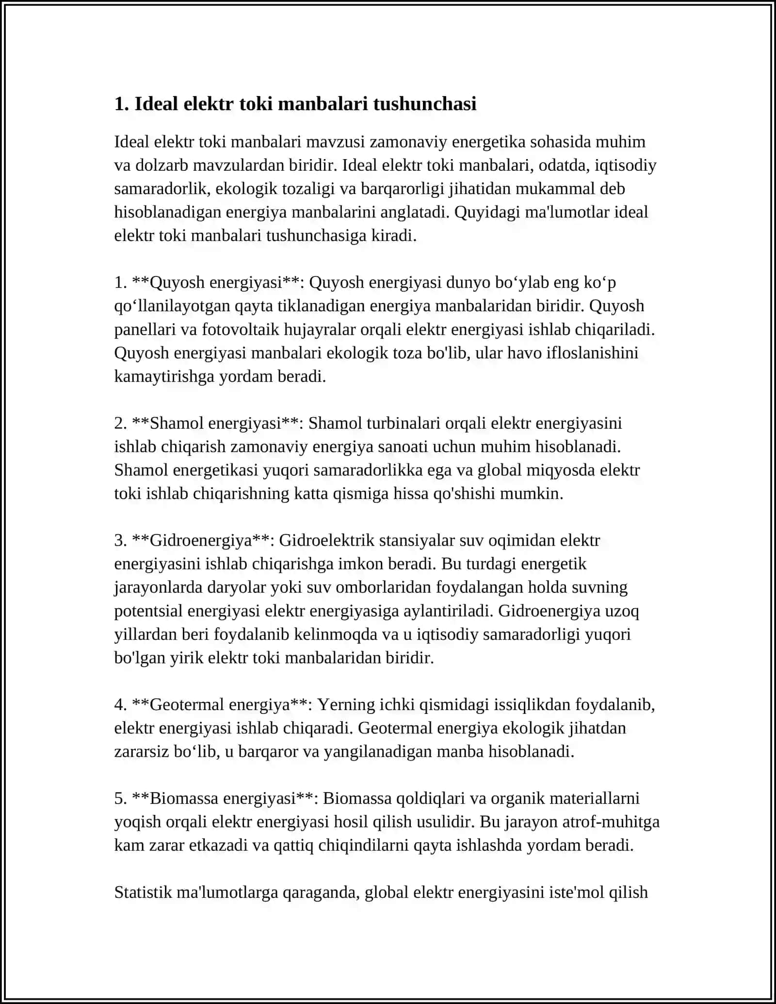 Ideal va Real Elektr Energiya Manbalari 4