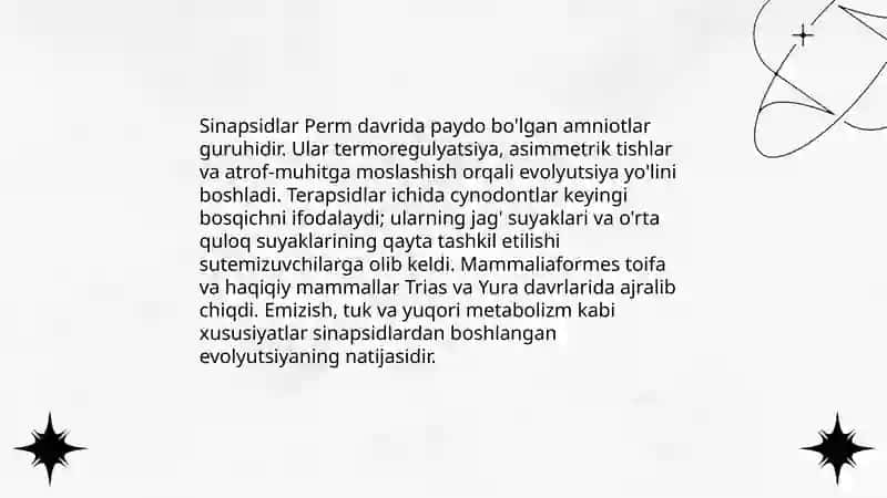 Sutemizuvchilarning ekologiyasi, kelib chiqishi va evolyutsiyasi 4