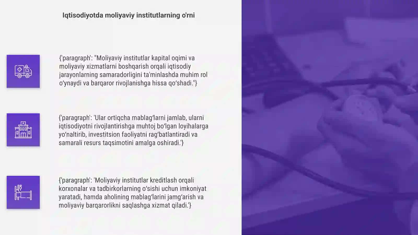 Miloliyaviy intitutlar va ularning iqtisodiyotdagi ahamiyati 4