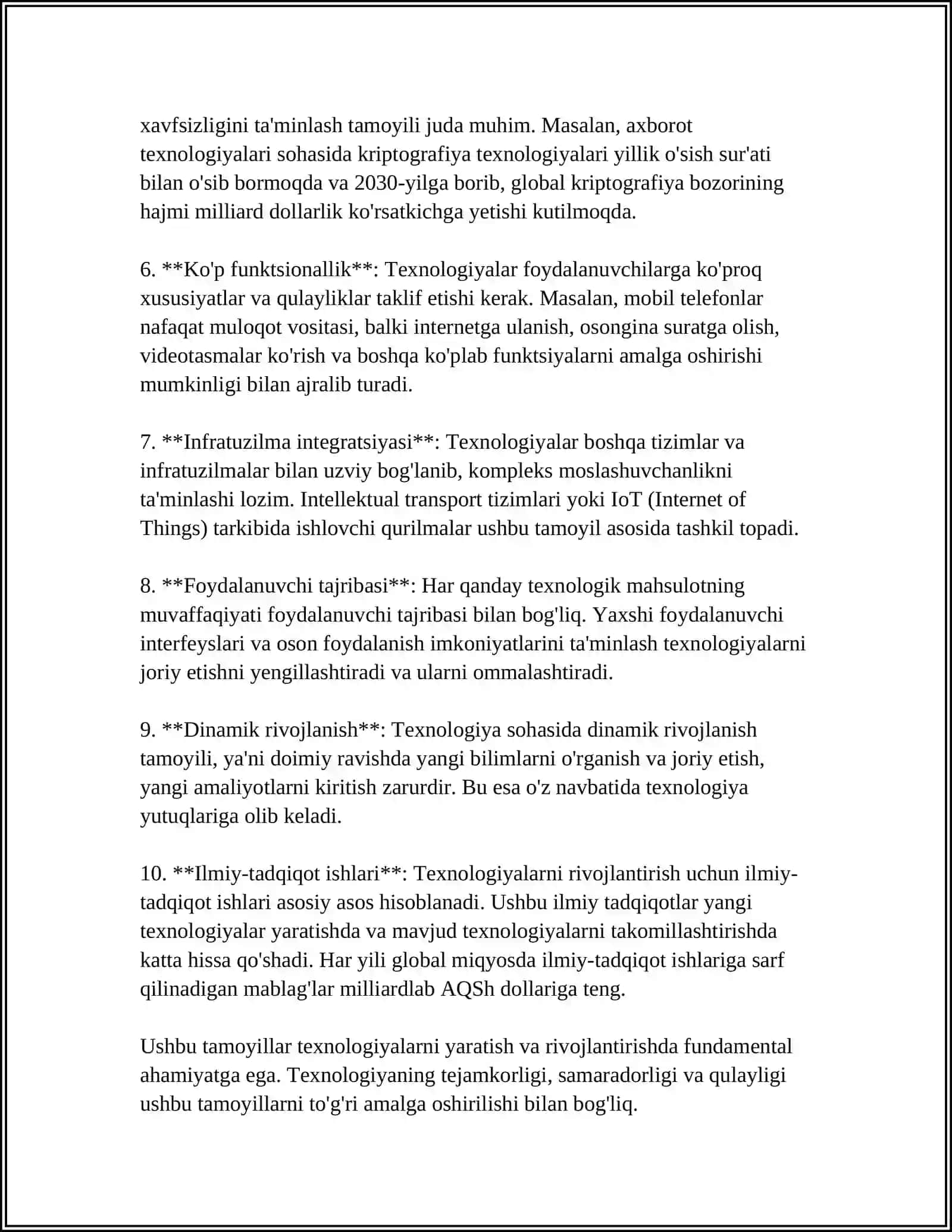 TEXNOLOGIYA FANINING MAQSADI 4