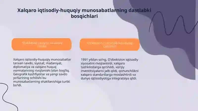 O'zbekiston Xalqaro Miqyosida Iqtisodiy-Huquqiy takomillashtirish choratadbiri 4