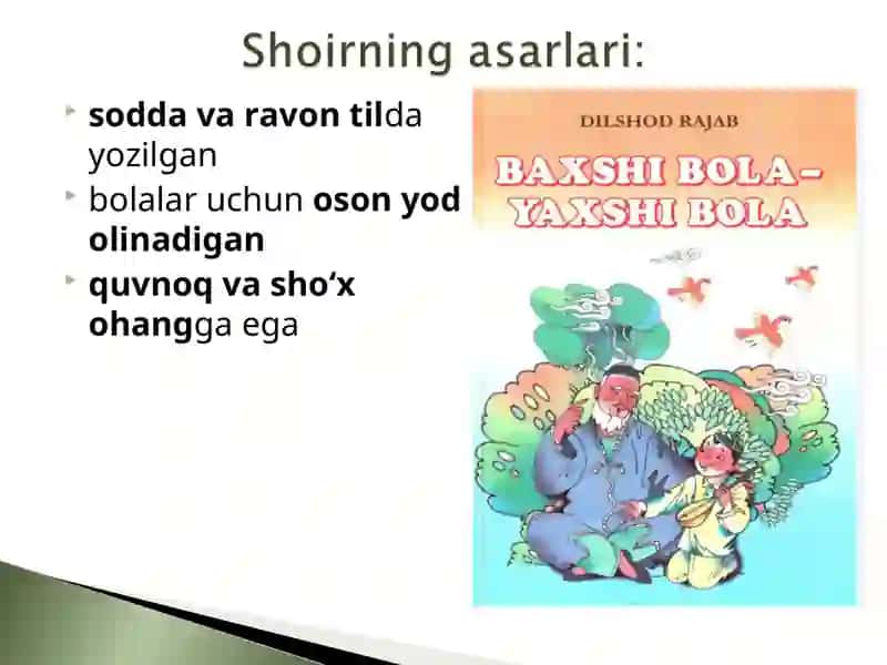 Dilshod Rajab -bolalar shoiri 4