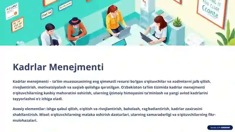 Taʼlim Muassasasi Menejmenti 4