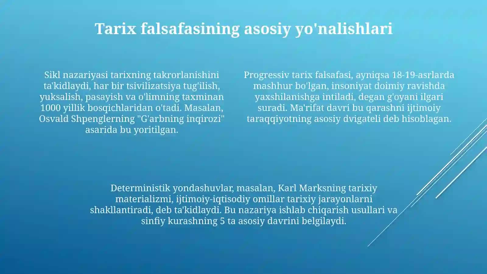 Jamiyat falsafasi.Tarix falsafasi sivilizatsiya va madaniyat 4