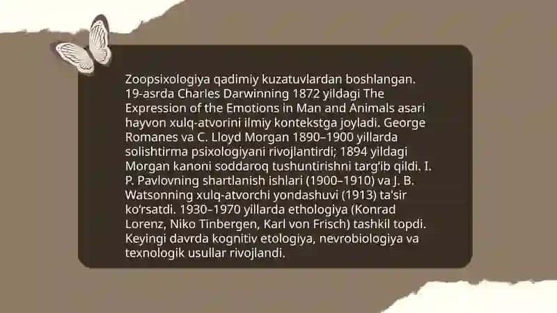 Xatti-harakat qurilmalari. Zoopsixologiya va qiyosiy psixologiyaga kirish 4
