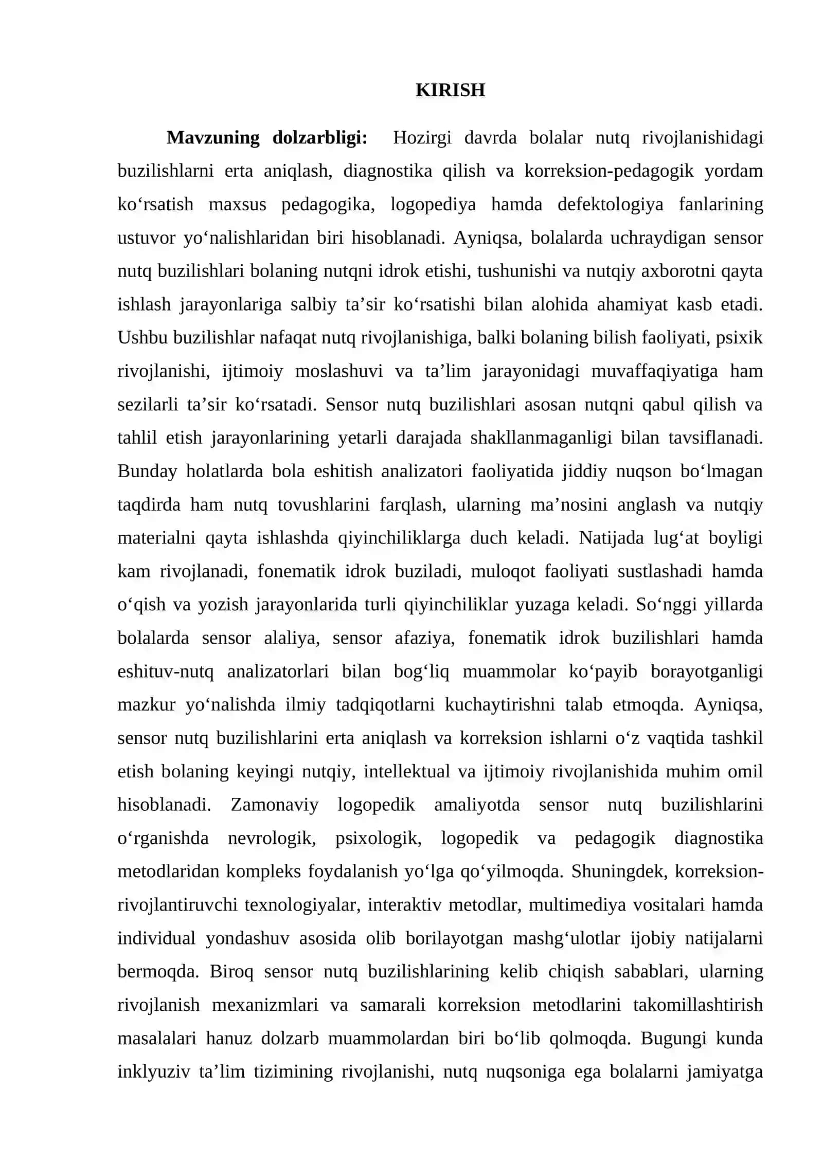 Bolalarda sensor nutq buzilishlari 4