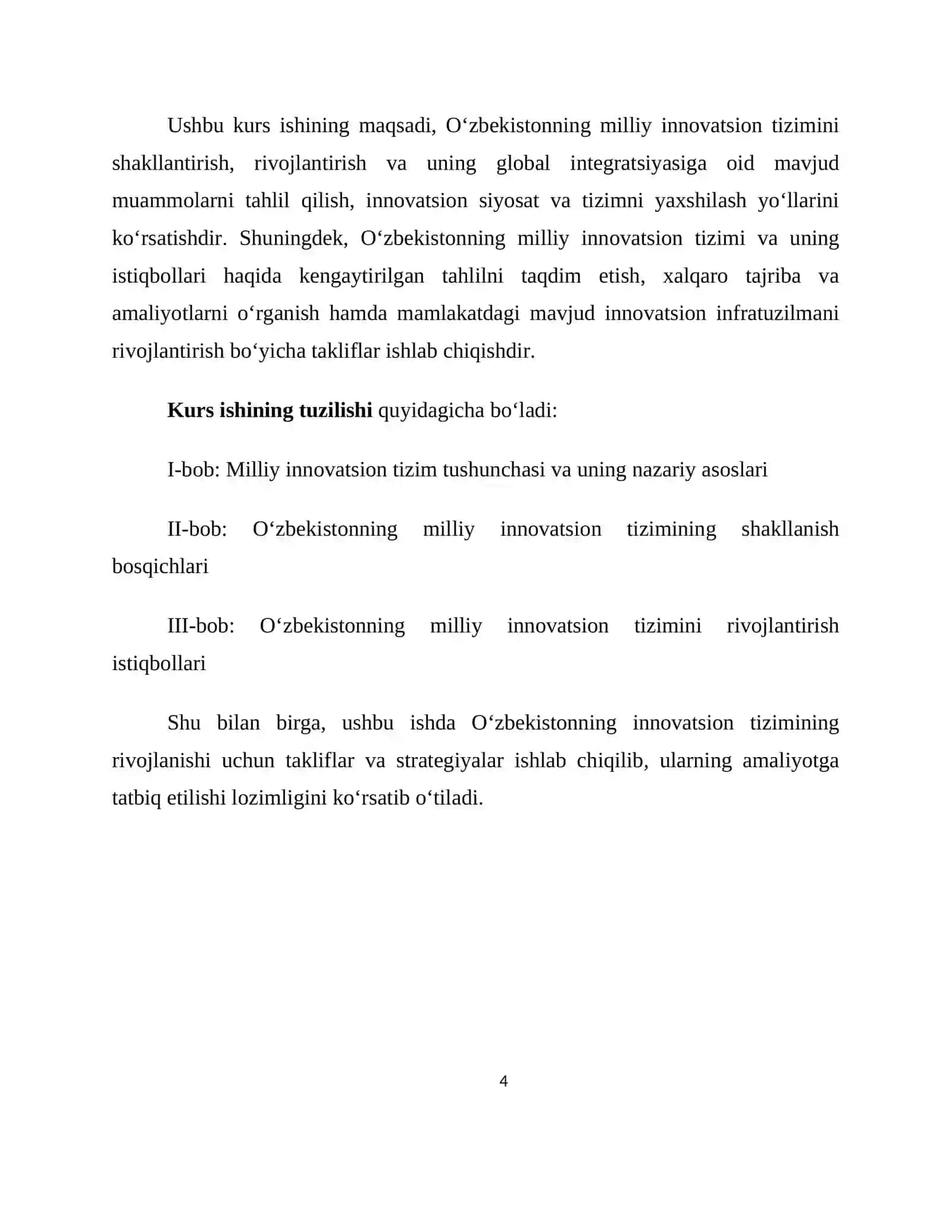O'ZBEKISTONNING MILLIY INNOVATSION TIZIMI VA UNING SHAKLLANISHI 4