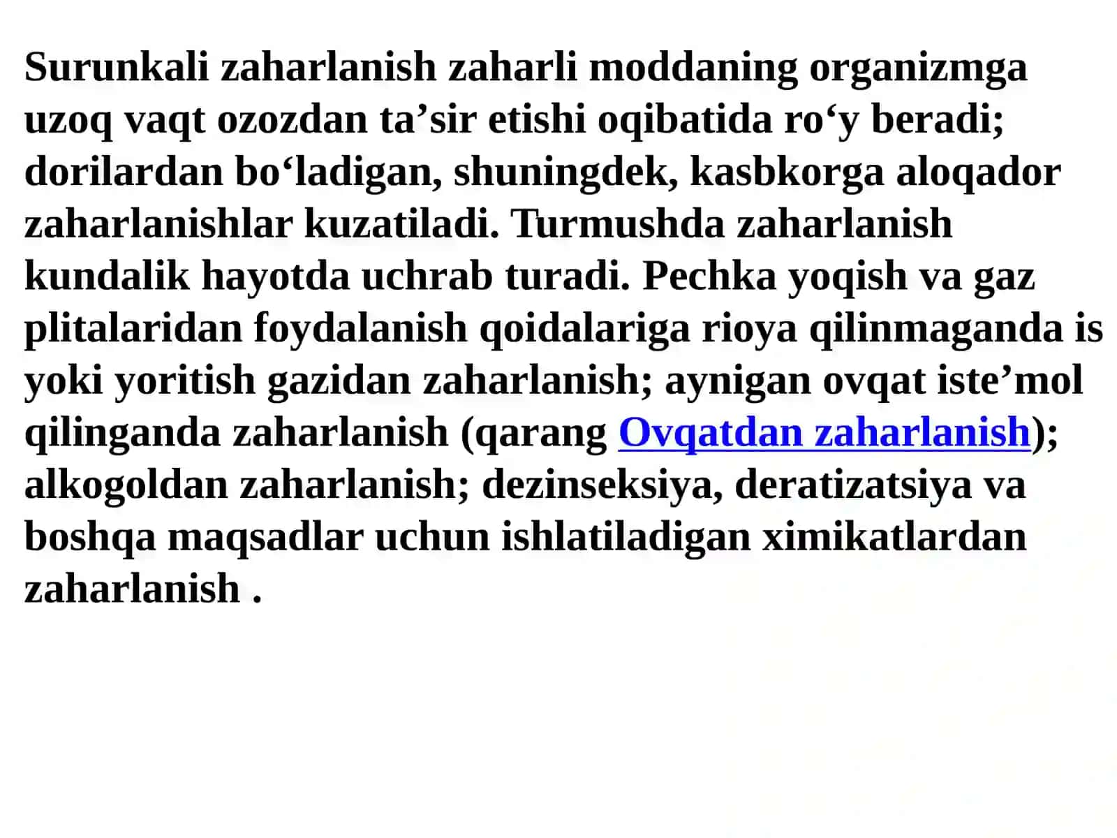 Sanoatxududida kimyoviyzaxarlanishhaflarinianiqlash va holatni baxolash 4