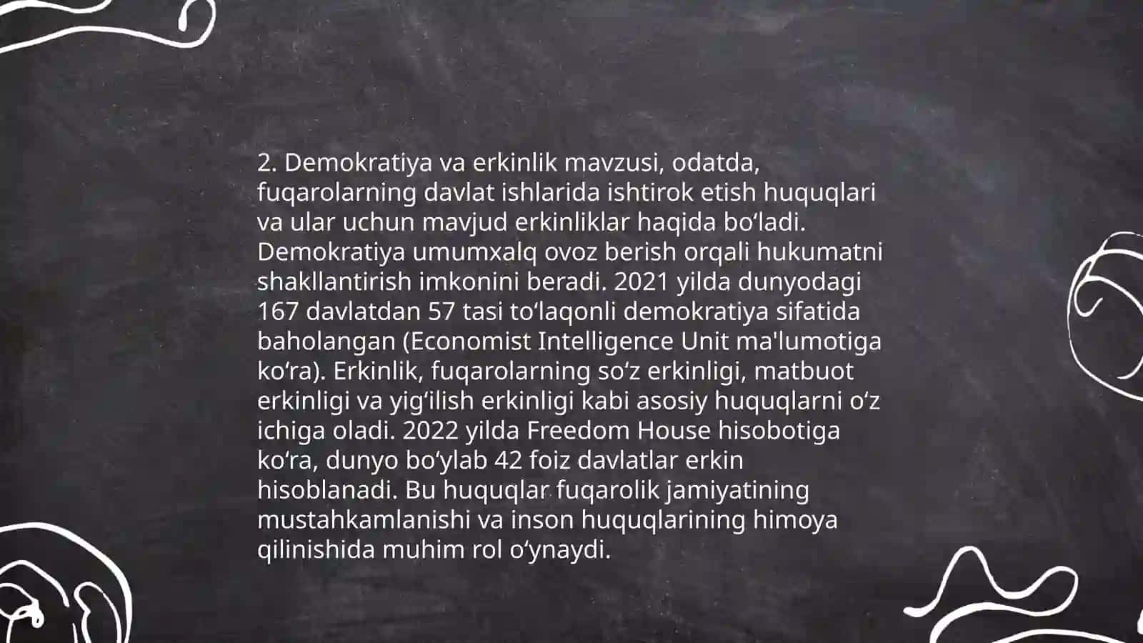 Erkinlikning huquqiy asosi 4