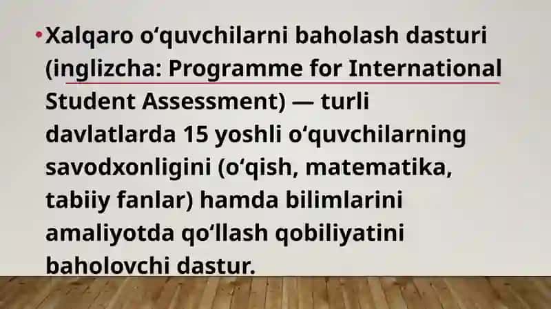 Xalqaro baholash tizimi 4