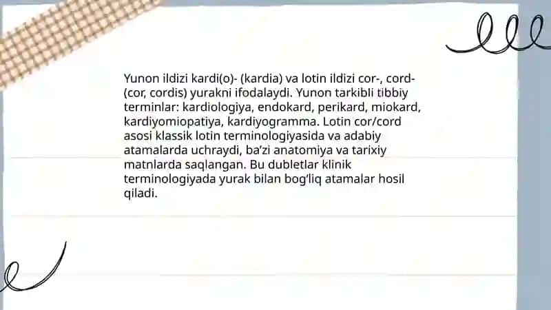 Klinik terminlar yasovchi atama elementlar 4