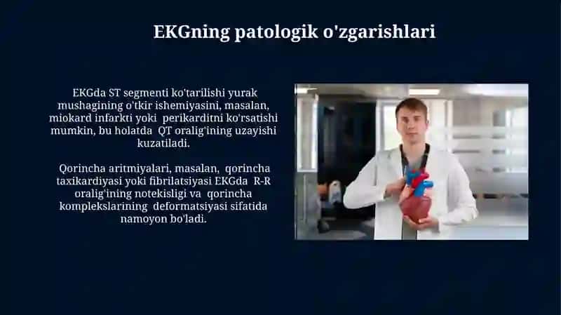 EKG yordamida yurak biopotensiallarini aniqlash 4