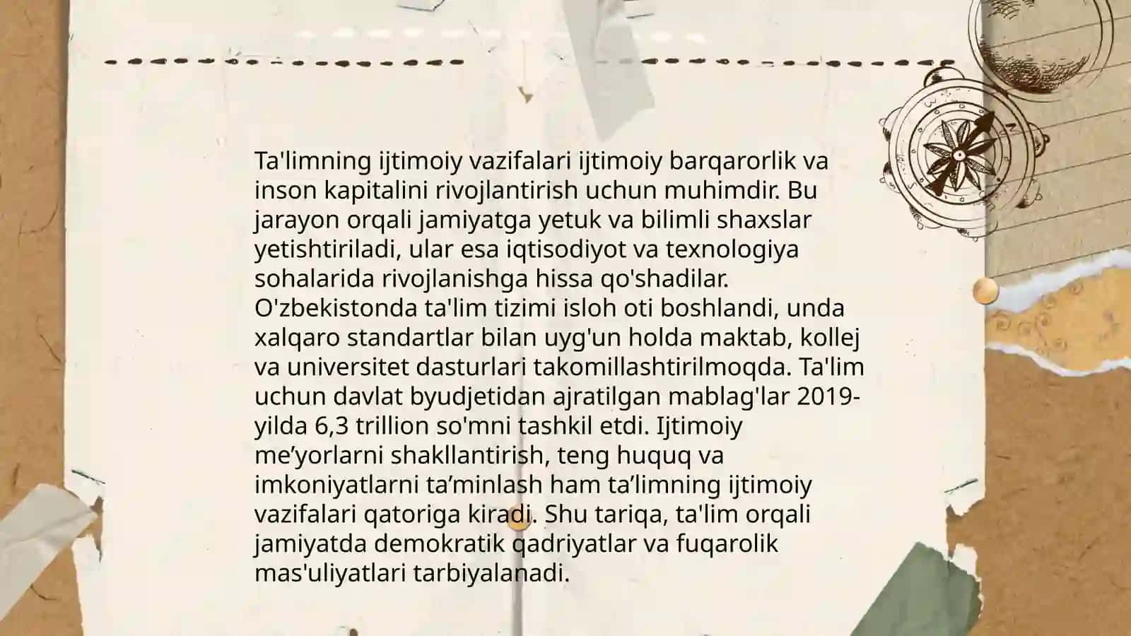 Tarbiya tizimini ijtimoiylashtirish 4