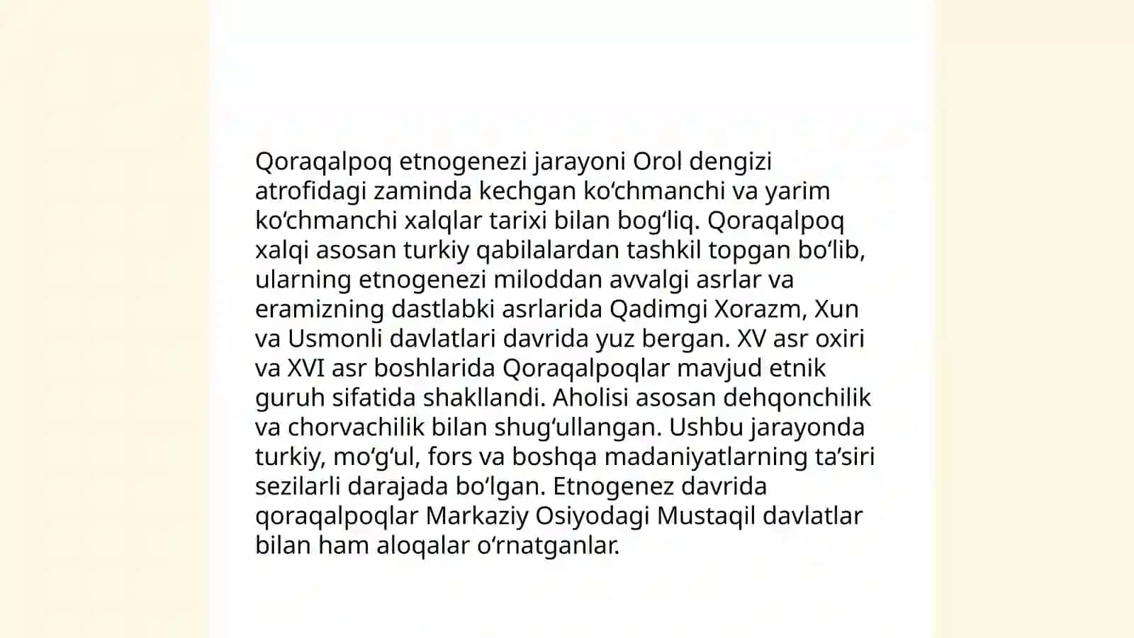 Qoraqalpoq xalqining etnik shakillanishi 4