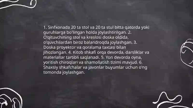 Mening sinfimning umumiy tavsifi 4