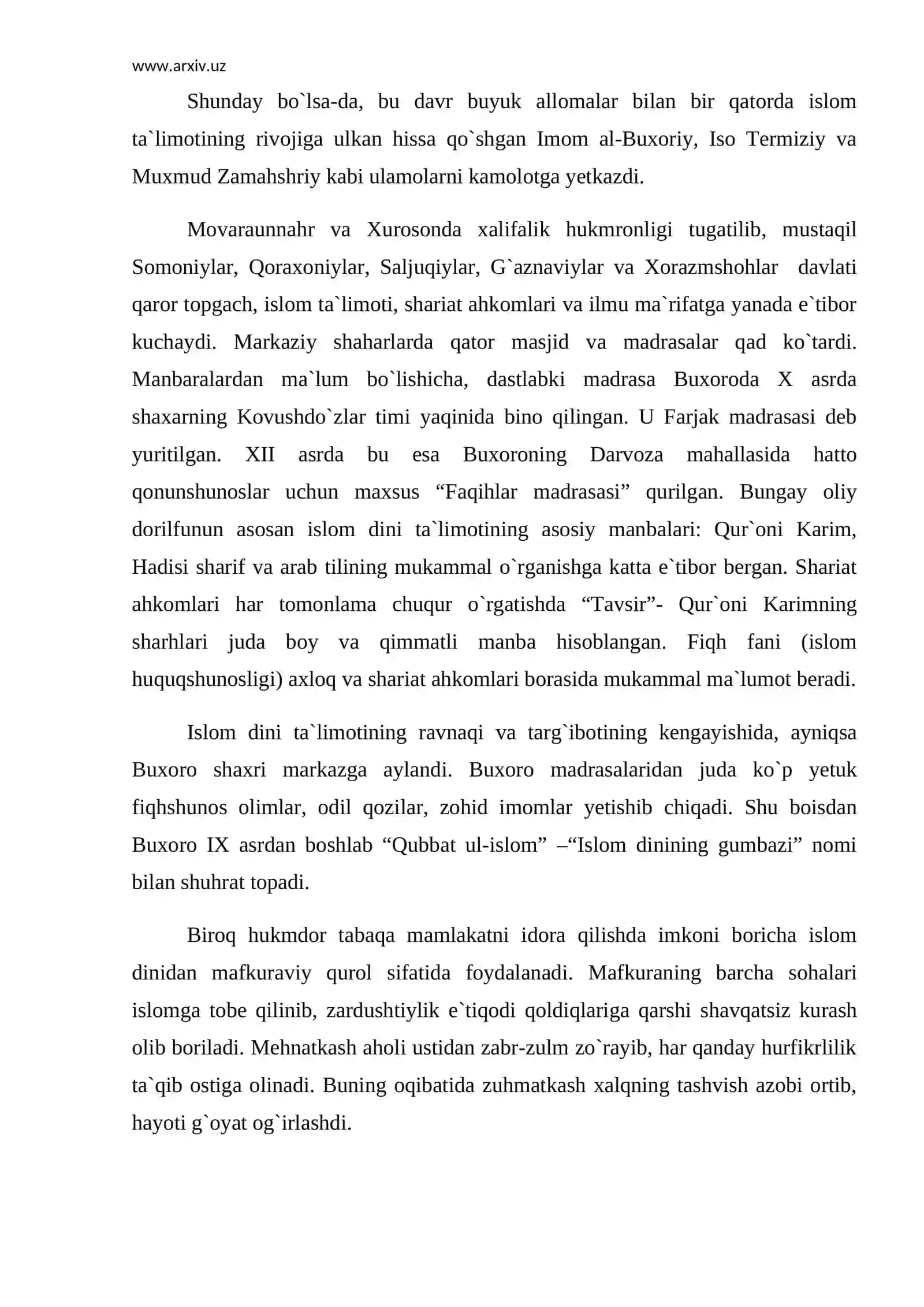 IX-XII asrlardagi ilm-fan rivoji 4
