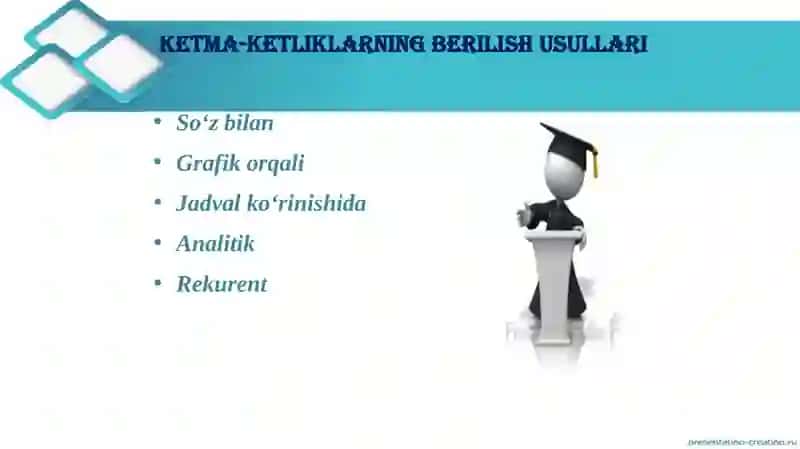 Sonli ketma-ketliklar 4
