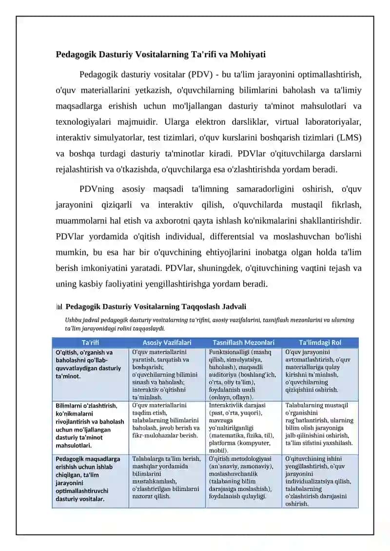 Pedagogik dasturiy vositalar 4