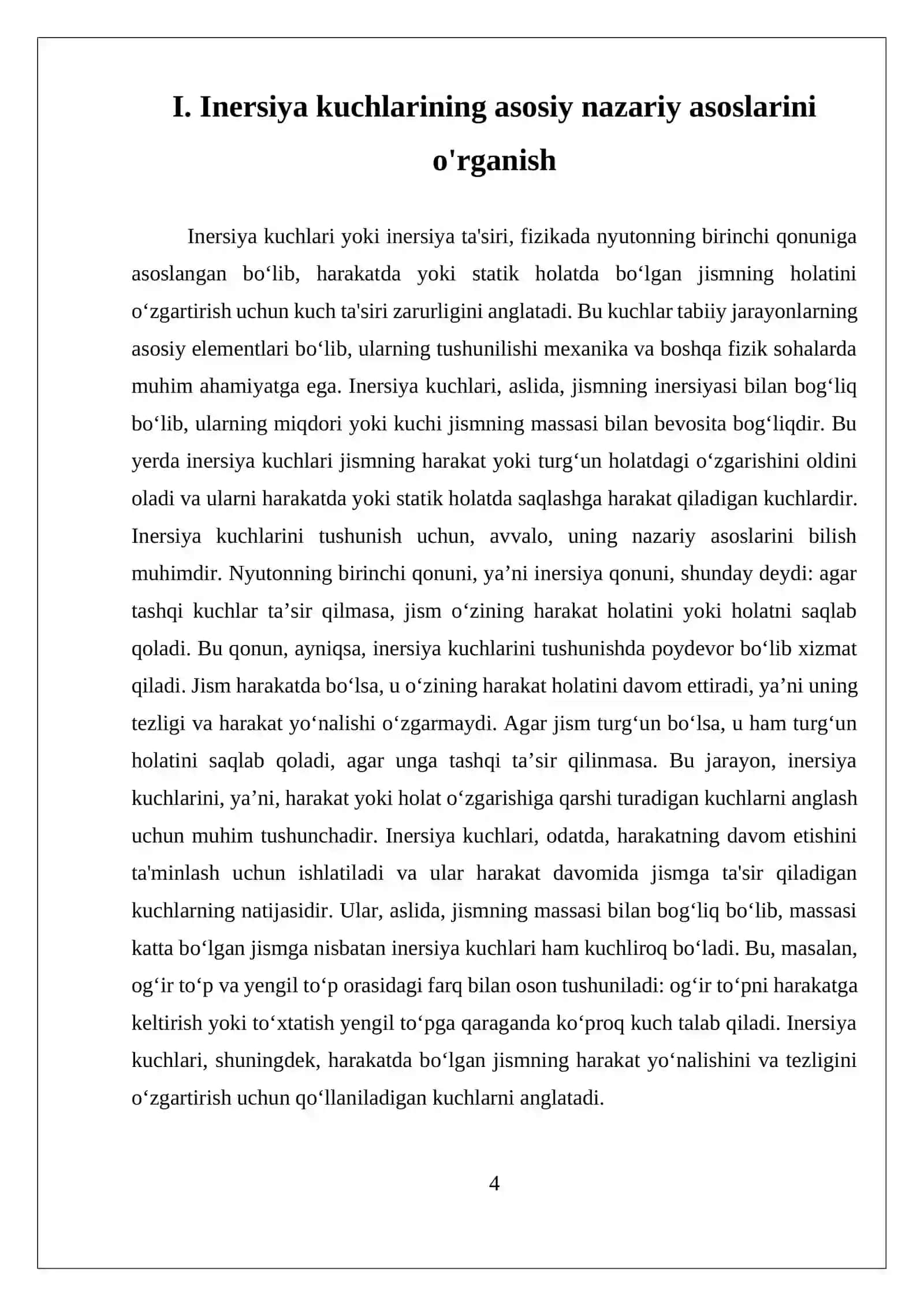 Inersiya kuchlari 4
