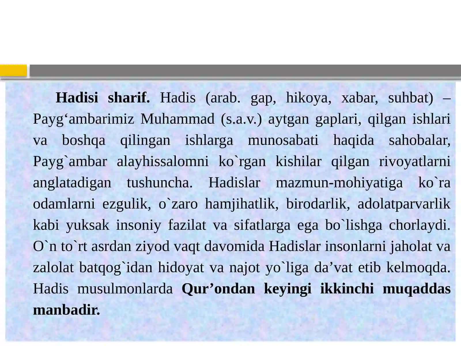 Islomdinimanbalari,aqidaviymaktablarivaularninghozirgidavrdagiahamiyati 4