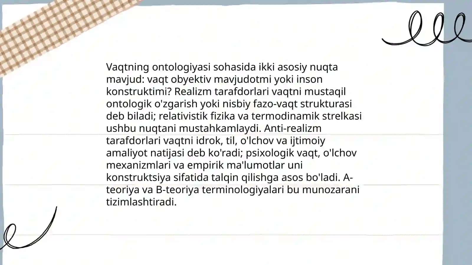 Vaqt bu nima 4