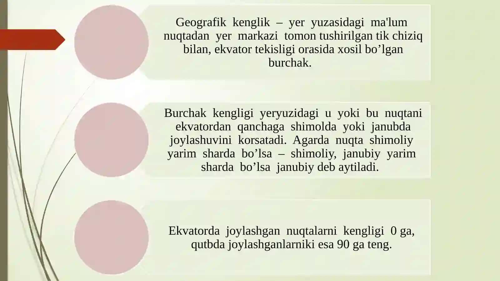 Geodeziyada ko'rsatiladigan koordinata sistemalari 4