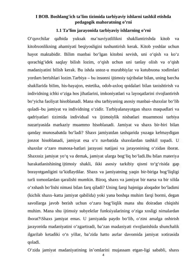 Boshlang’ich ta’lim mazmuni va uning mohiyati 4