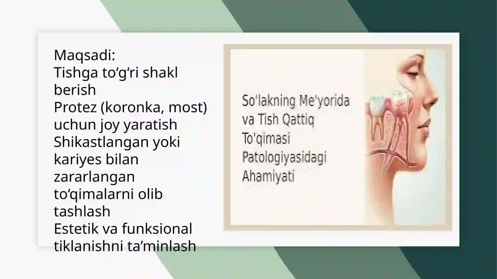 Tish qattiq to‘qimalarining charxlash bosqichlari va qoidalari 4