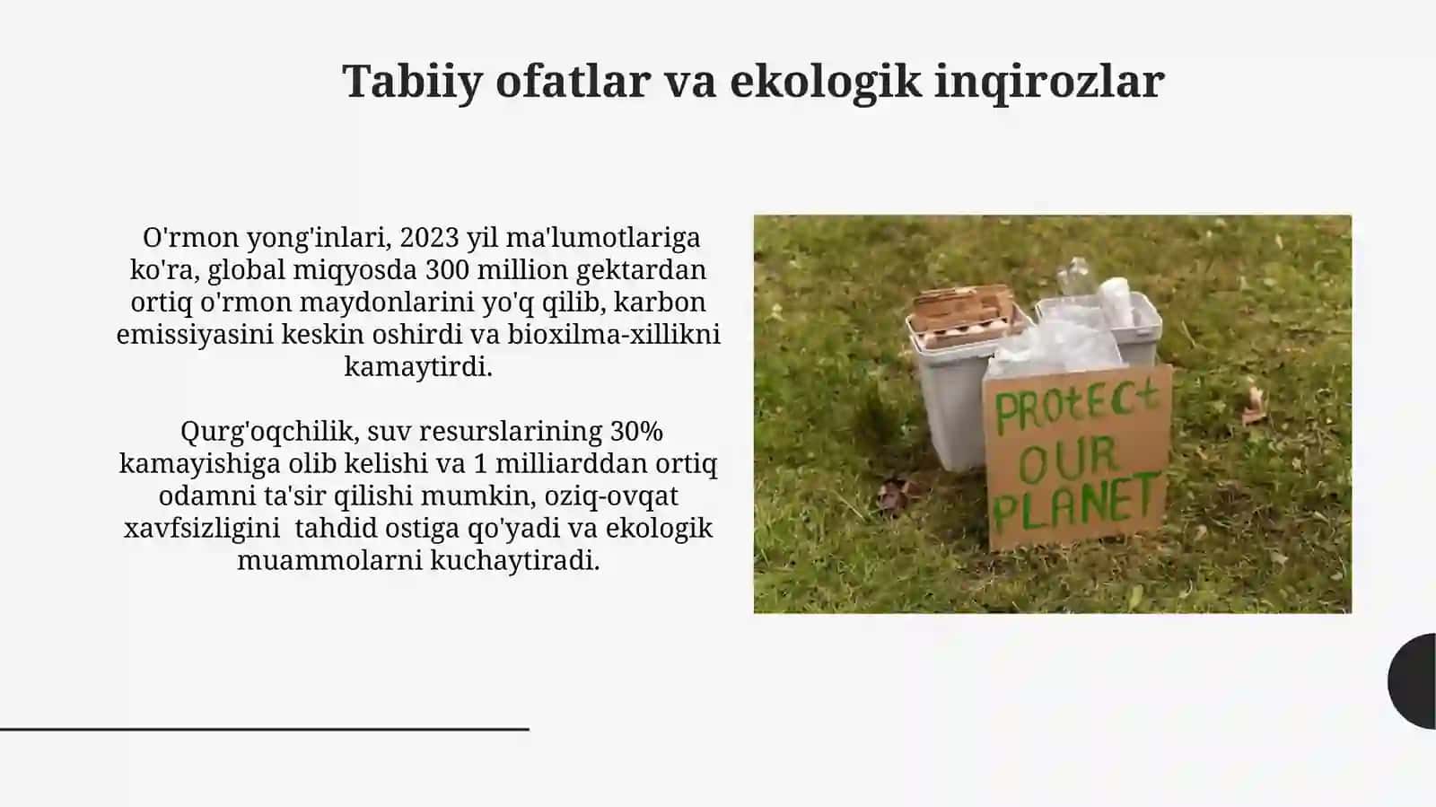 Ekologik tusdagi favqulodda vaziyalar 4