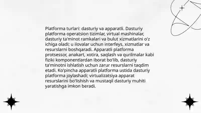 Platforma haqida tushuncha (Manzura) 4