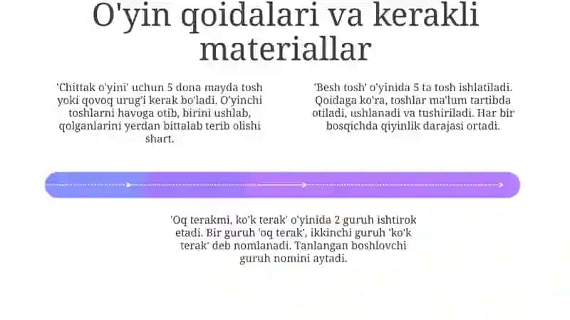 Bolalar uchun milliy xalq o'yinlari: Ta'rif va foydalari 4
