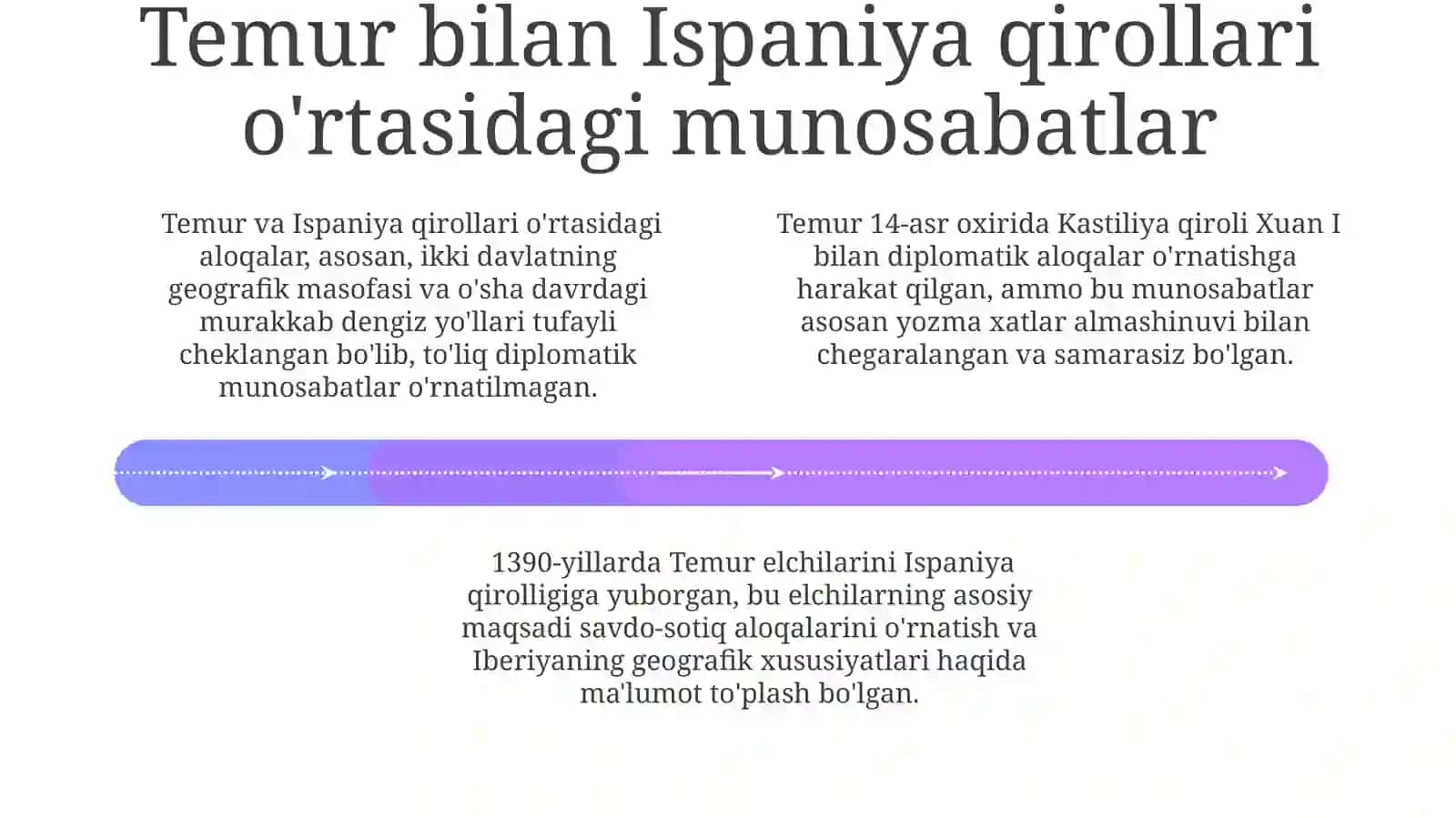 Amir Temur G'arbiy Yevropa davlatlari bilan diplomatik aloqalari 4