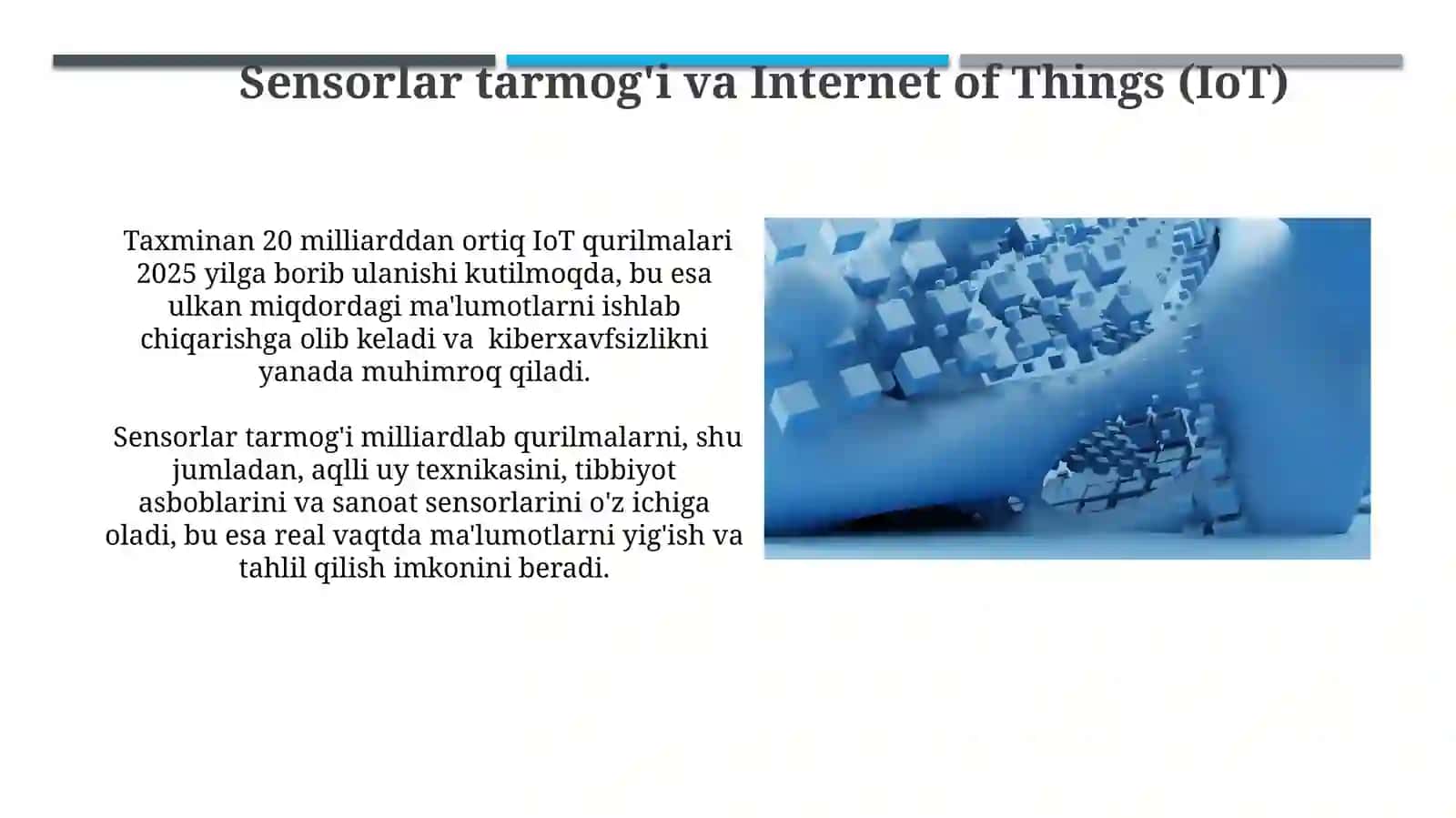 Raqamli iqtisodiyotning texnologik asoslari 4