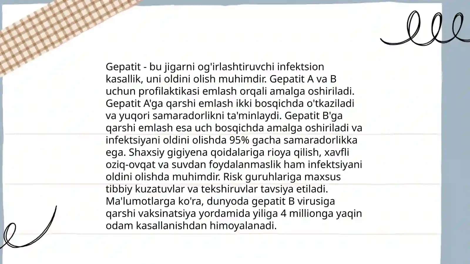 Enteral virusli gepatitlarning epidemik óchog'ida epidemiyaga qarshi chora-tadbirlari 4