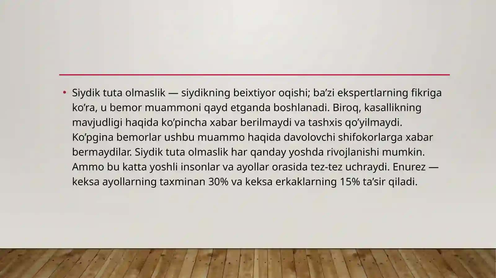 Siydik tuta olmaslik 4