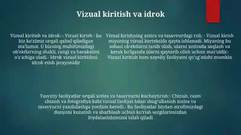 Tasviriy Faoliyatning Xotira Va Tadavvurini Shakillantirishdagi Orni 4