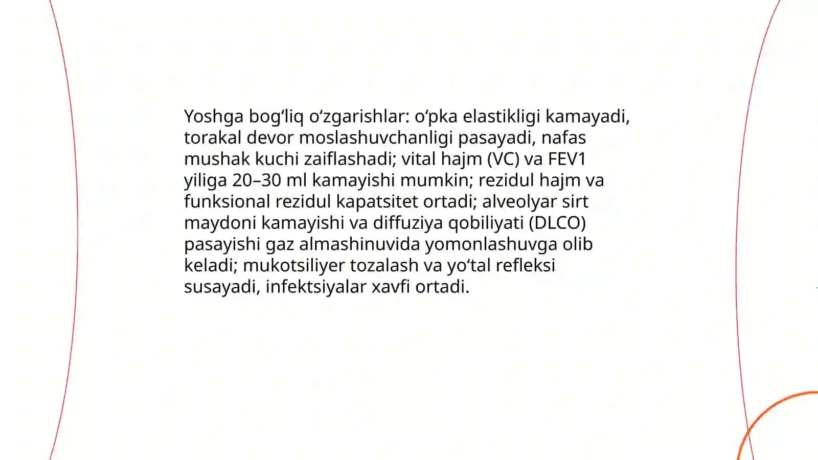 Organizmdagi keksayish davriga xos oʻzgarishlar 4