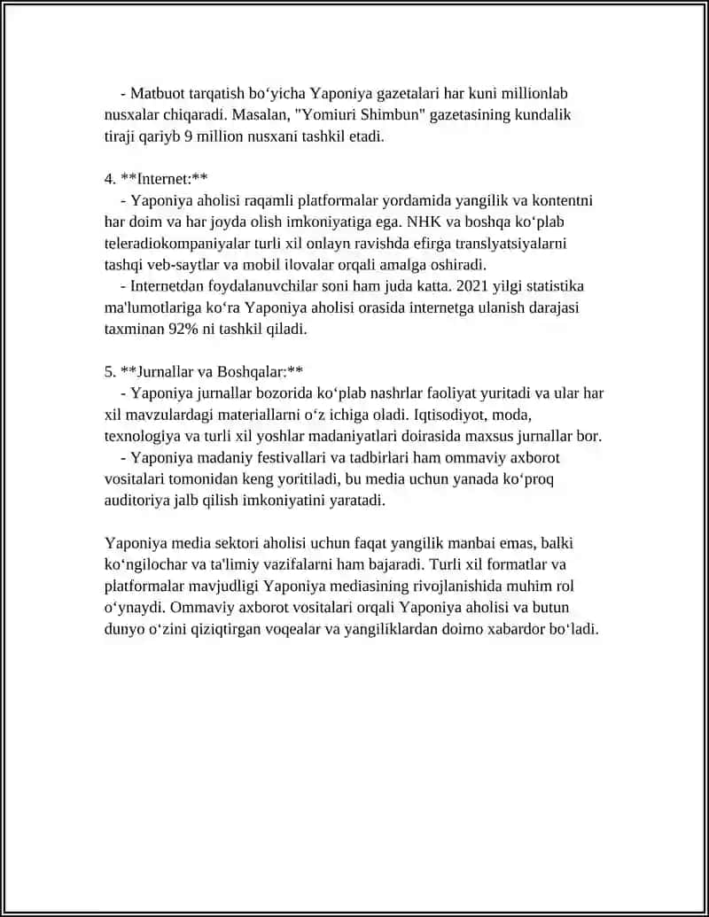 MEDIA BILAN 1 KUN 4