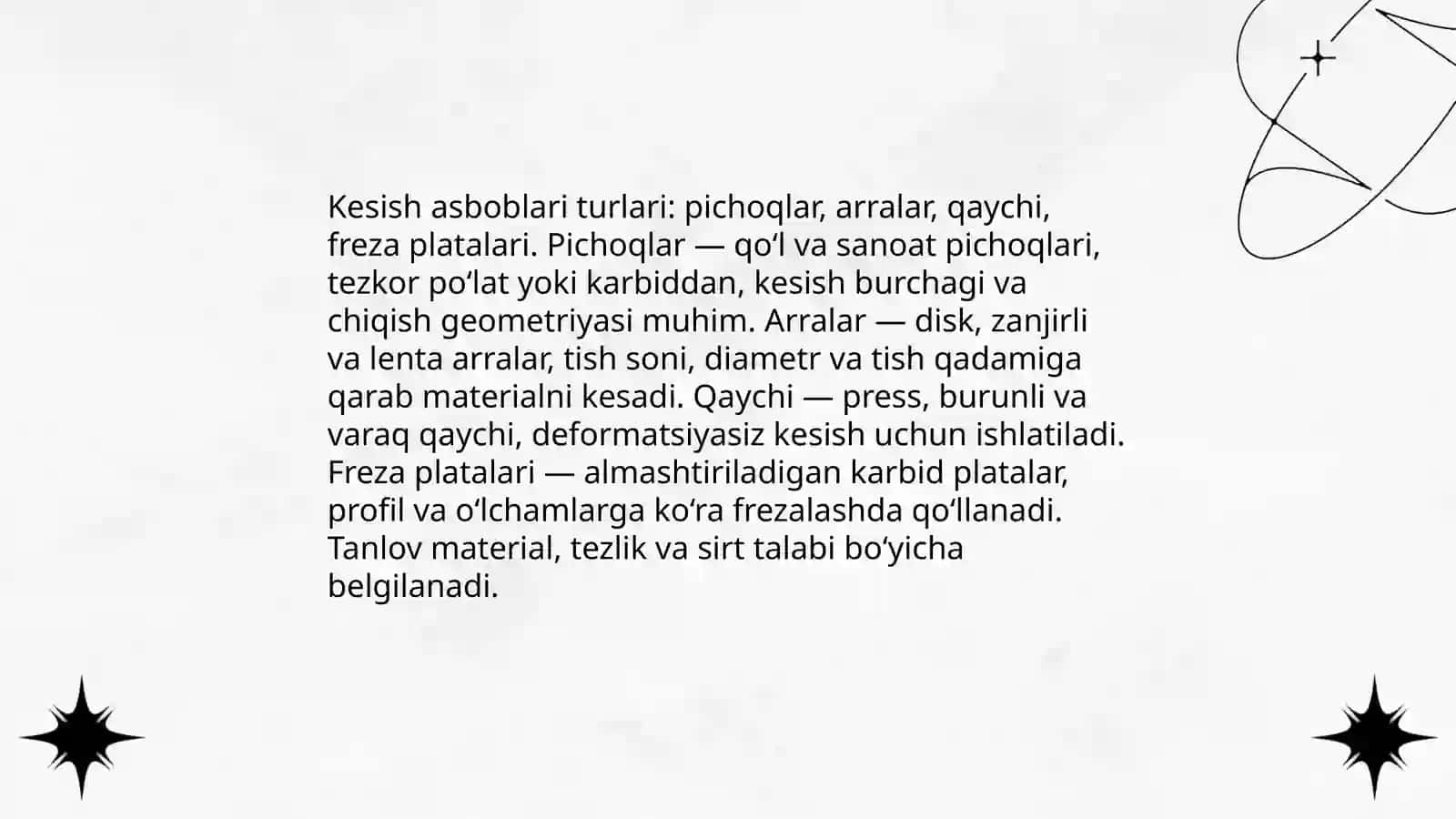 Metallarni kesish va qirqish 4