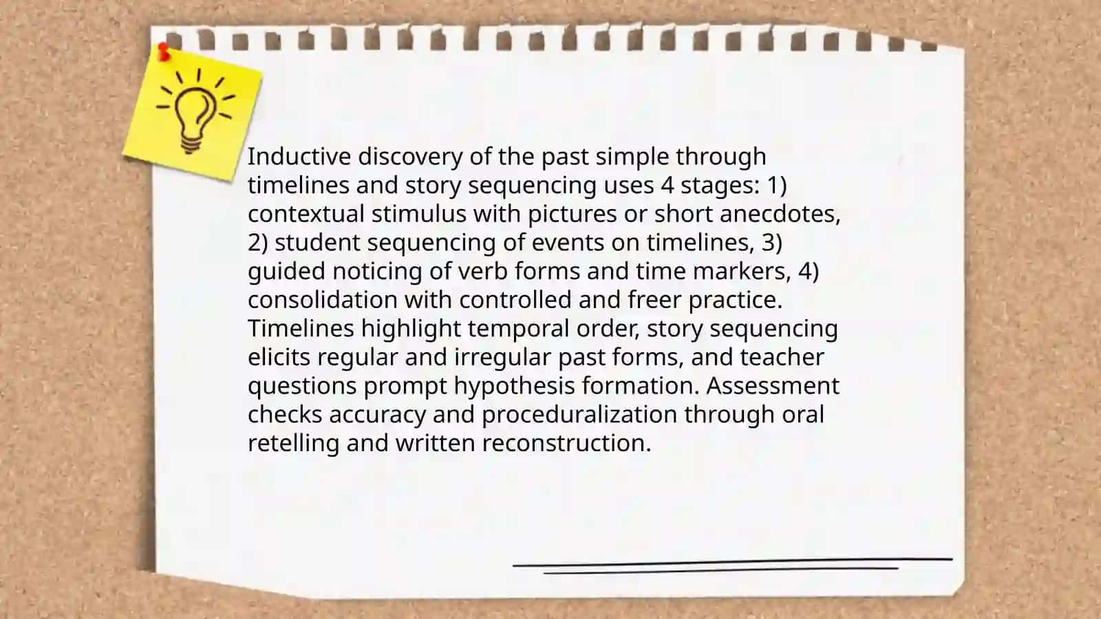 Deductive and inductive methods: with past simple 4