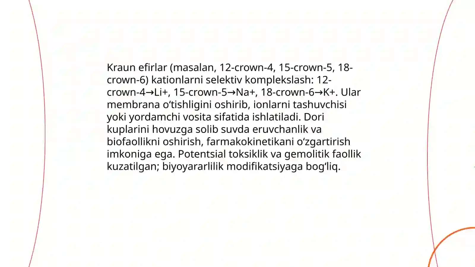 Kraun efirlar-dori vositalari sifatida 4