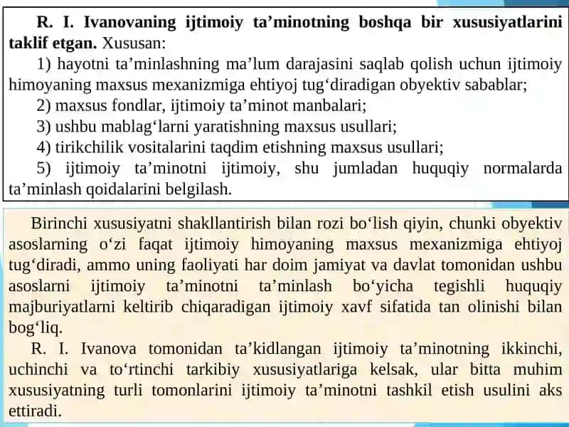 Ijtimoiy ta’minot uning vazifasi, tarixi va kelajagi 4