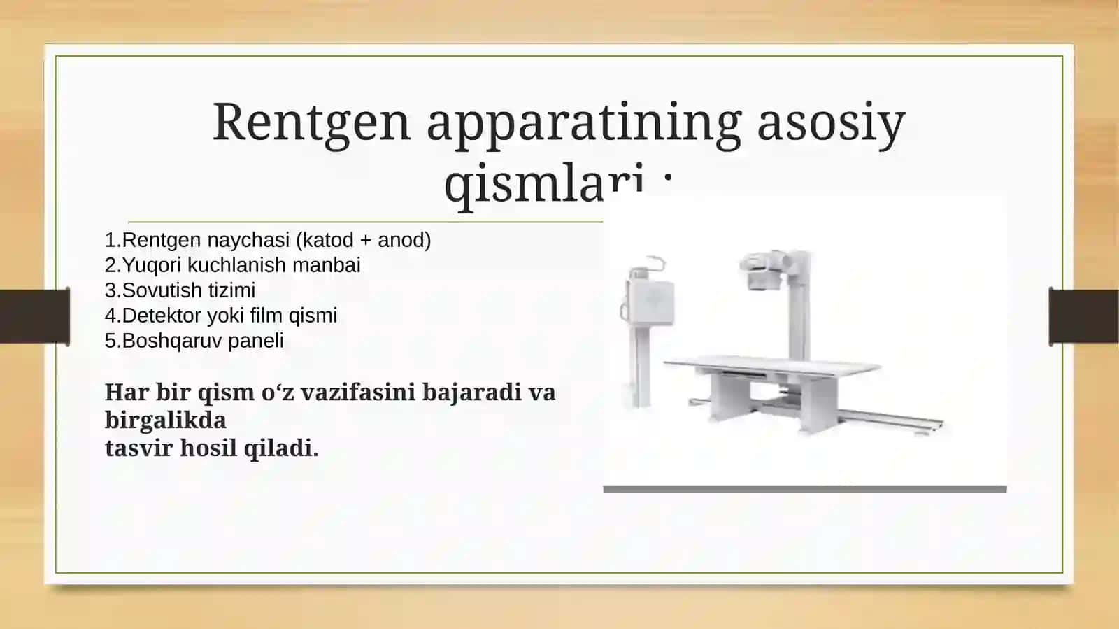 Rentgenapparati ishlash prinsipi 4