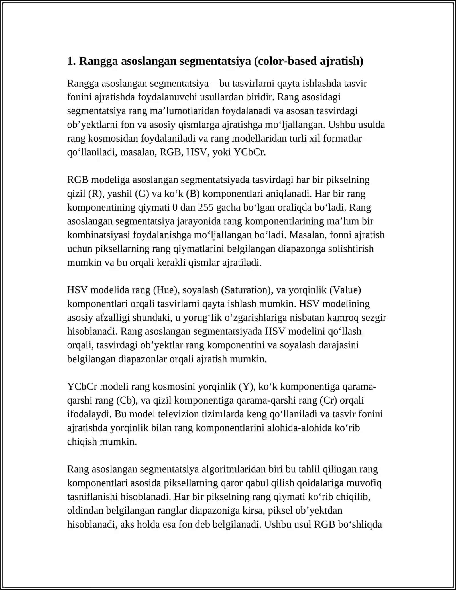 TASVIR FONINI AJRATISH USULLARI 4